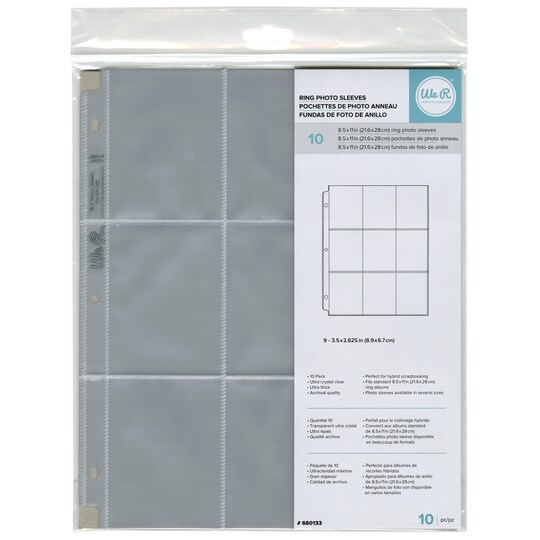 We R Ring Photo Sleeves 8.5"X11" 10/Pkg-Baseball Card, Count: 1 | Michaels We R Ring Photo Sleeves 8.5"X11" 10/Pkg-Baseball Card, Count: 1 | Michaels